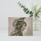Carte Postale Indien Cree (Debout devant)