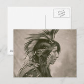 Carte Postale Indien Cree (Devant / Derrière)