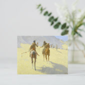 Carte Postale Indien d'Amérique par Remington (Debout devant)