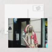 CARTE POSTALE INDIEN DE BEEKMAN STREET (Devant / Derrière)