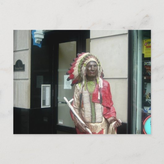 CARTE POSTALE INDIEN DE BEEKMAN STREET (Devant)