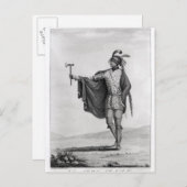 Carte Postale Indien de la Nation de Kaskaskia (Devant / Derrière)