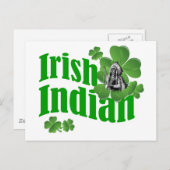 Carte Postale Indien irlandais (Devant / Derrière)