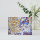 Carte Postale Indien - uralte Hauswand (Debout devant)