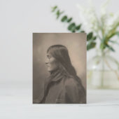 Carte Postale indien vintage : Bartelda, Apache - (Debout devant)