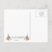 Carte postale indienne (Dos)