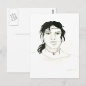 Carte postale indienne (Devant / Derrière)