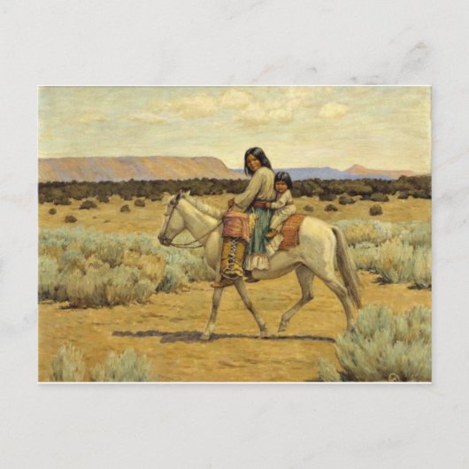 Carte postale indienne américaine (Devant)
