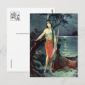 Carte postale Indienne Maidens Calendrier des anné (Devant / Derrière)