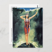 Carte postale Indienne Maidens Calendrier des anné (Devant / Derrière)