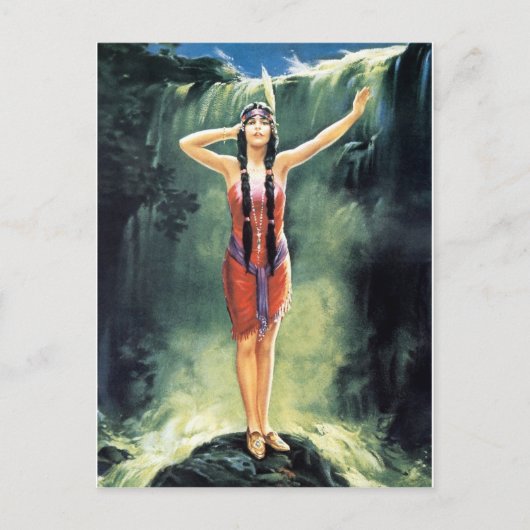 Carte postale Indienne Maidens Calendrier des anné (Devant)