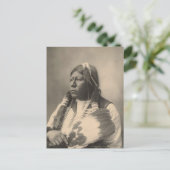 Carte Postale Indienne vintage : Chef Grant Richards, Tonkawa - (Debout devant)