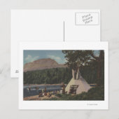 Carte Postale Indiens du Nord-Ouest - Le pays du ciel bleu (Devant / Derrière)