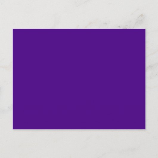 Carte Postale Indigo Dark Royal Purple Arrière - plan couleur (Devant)