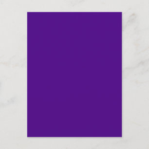 Carte Postale Indigo Dark Royal Purple Arrière - plan couleur