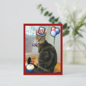 Carte Postale Indigo patriotique (Debout devant)