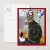 Carte Postale Indigo patriotique (Devant / Derrière)
