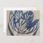 Carte Postale Indigo Tulip (Devant / Derrière)