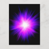 Carte Postale Indigo violet cicatrisation flamme reiki énergie d (Devant)