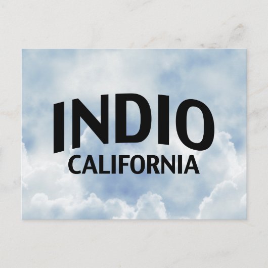 Carte Postale Indio Californie (Devant)