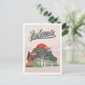 Carte Postale Indonesia Travel (Debout devant)