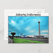 Carte postale Indonésie (Devant / Derrière)