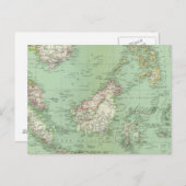 Carte Postale Indonésie, Malaisie (Devant / Derrière)