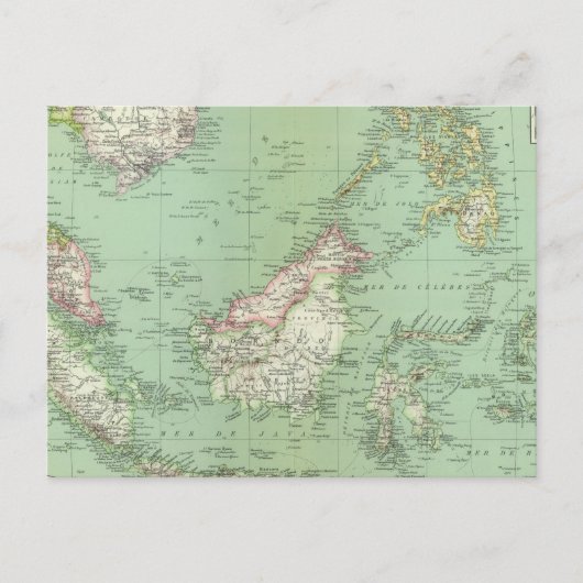 Carte Postale Indonésie, Malaisie (Devant)