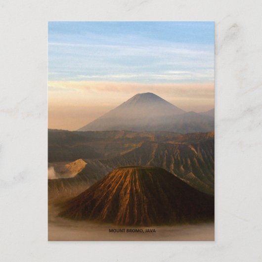 Carte Postale INDONÉSIE : Mont Bromo, Java, (Devant)