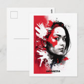 Carte postale Indonésie - Portrait - Monde des Fem (Devant / Derrière)