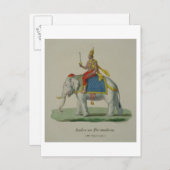 Carte Postale Indra, gravée par Marlet et Cie (colour litho) (Devant / Derrière)