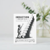 CARTE POSTALE INDUCTION (Debout devant)