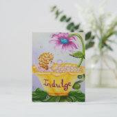 Carte postale "INDULGE" Precious Wings Fairy (Debout devant)