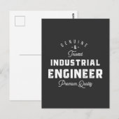 Carte Postale Industrial engineer, cool, engineer, engineering, (Devant / Derrière)
