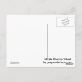 Carte postale infinie Dharma Wheel (Dos)