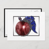 Carte postale Infinie foncée (Devant / Derrière)