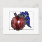 Carte postale Infinie foncée (Devant)