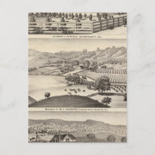 Carte Postale Infirmarie, résidences