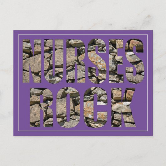 CARTE POSTALE INFIRMIER ROCK (Devant)