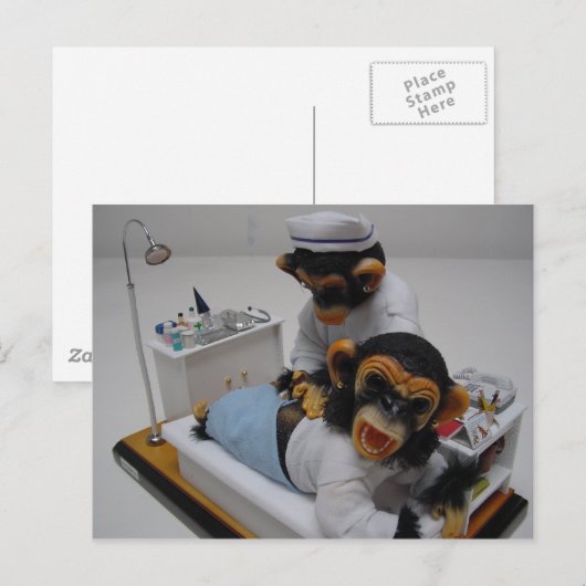 Carte Postale Infirmière (Devant / Derrière)