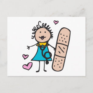 Carte Postale Infirmière