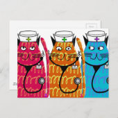 Carte Postale Infirmière (Devant / Derrière)