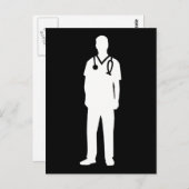 Carte Postale infirmière (Devant / Derrière)