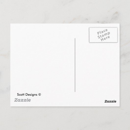 Carte postale infirmière (Dos)