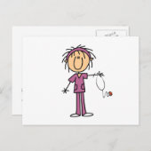 Carte Postale Infirmière (Devant / Derrière)