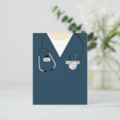 Carte Postale Infirmière Cadeau, Remise des diplômes de l'école (Debout devant)