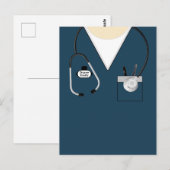 Carte Postale Infirmière Cadeau, Remise des diplômes de l'école (Devant / Derrière)