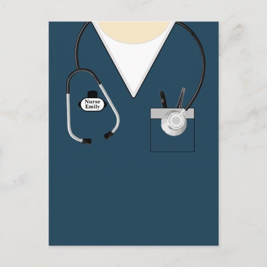 Carte Postale Infirmière Cadeau, Remise des diplômes de l'école (Devant)