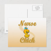 Carte Postale Infirmière Chick (Devant / Derrière)