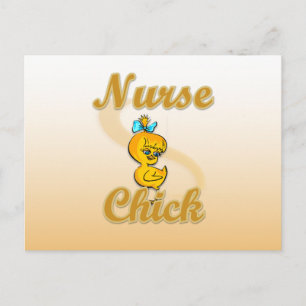 Carte Postale Infirmière Chick